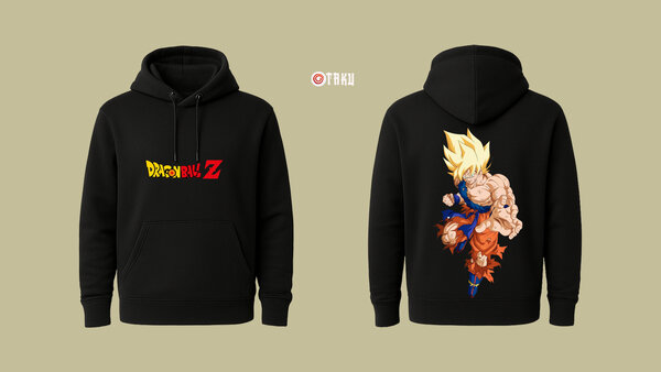 Anime Graphic Hoodies Set
