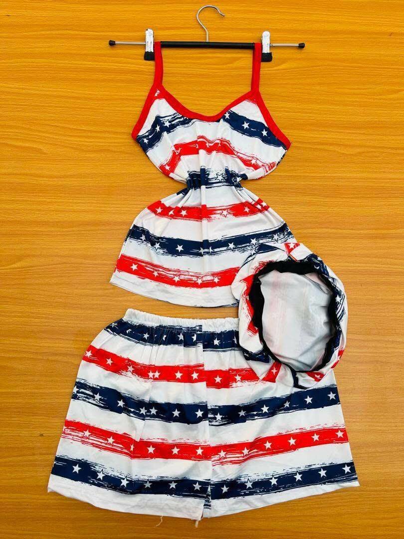 Ensemble pyjama 3 pièces pour fille