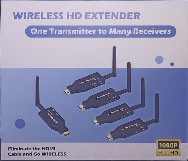 HDMI Extendeur WiFi sans Fil pour TV - 1080P