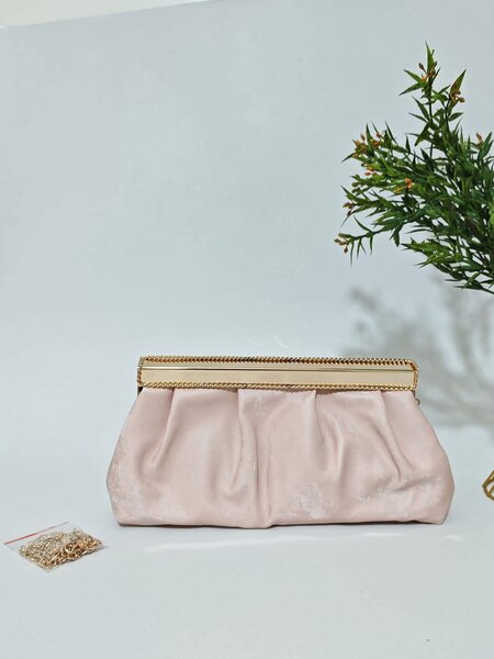 Sac à main en velours métallisé