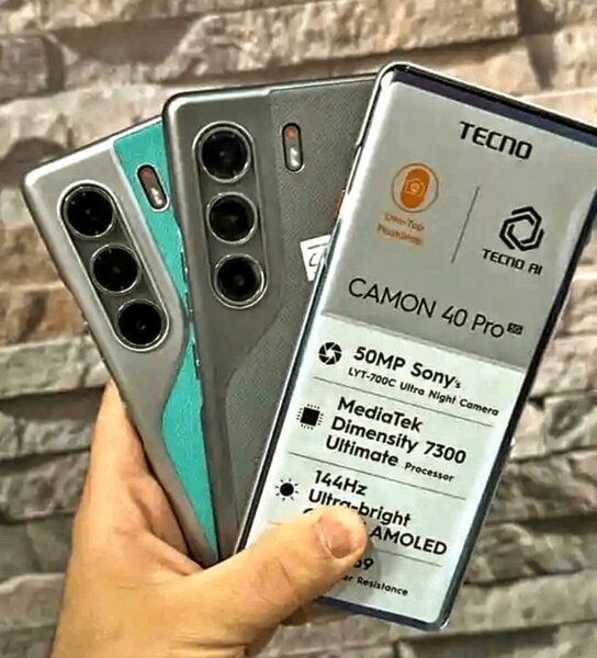Tecno Camon 40 Pro 5G Smartphone AMOLED 144Hz