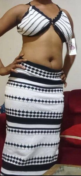 Ensemble bikini et jupe bohème