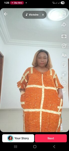 African Print Kaftan Dress