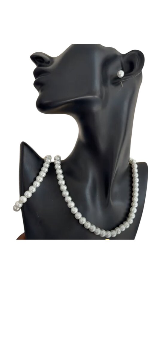 Collier Perles Élégant