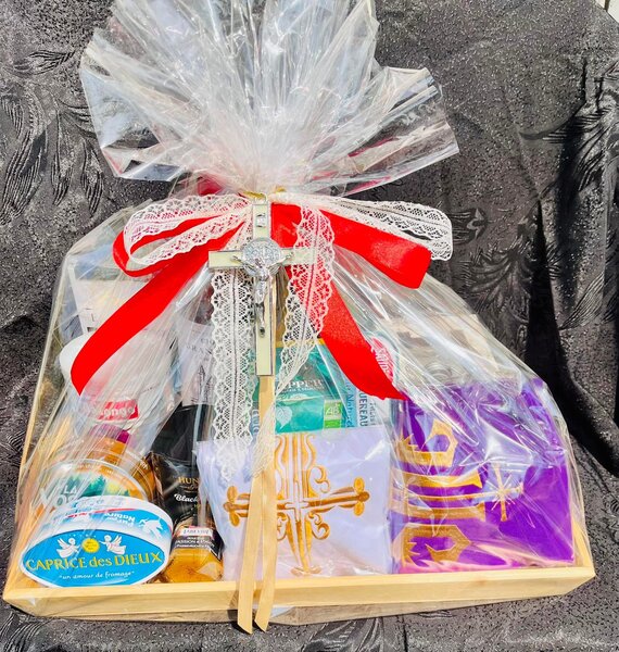 Panier garnis pour la Saint-Valentin