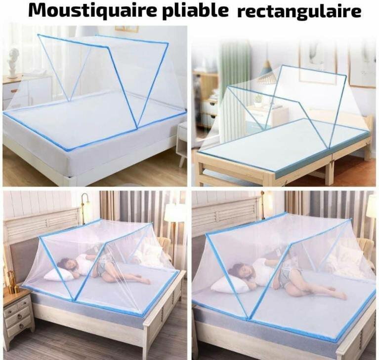 Moustiquaire pliable 2 places
