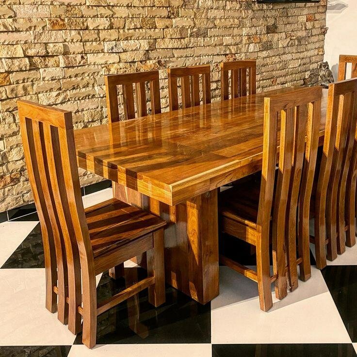 Ensemble table à manger en bois