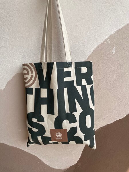 Sac en toile imprimé moderne