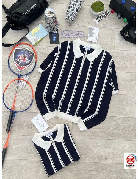 Polo à Rayures Élégant