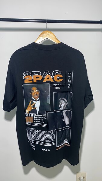 T-shirt noir 2PAC