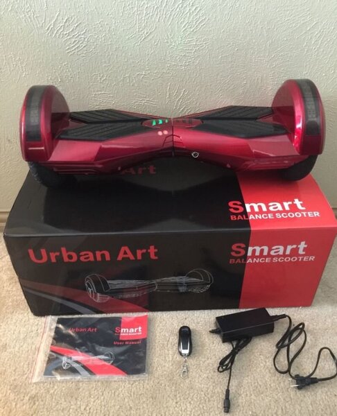 Hoverboard Rouge Équilibre