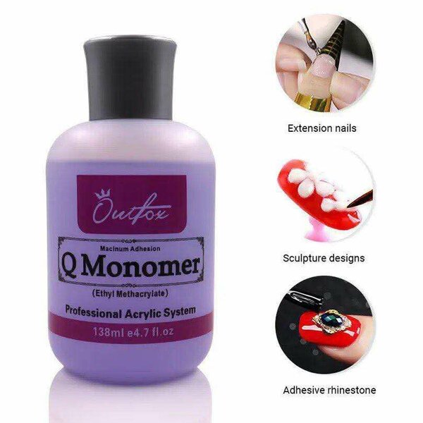 Outfox Q Monomer liquide pour ongles en acrylique