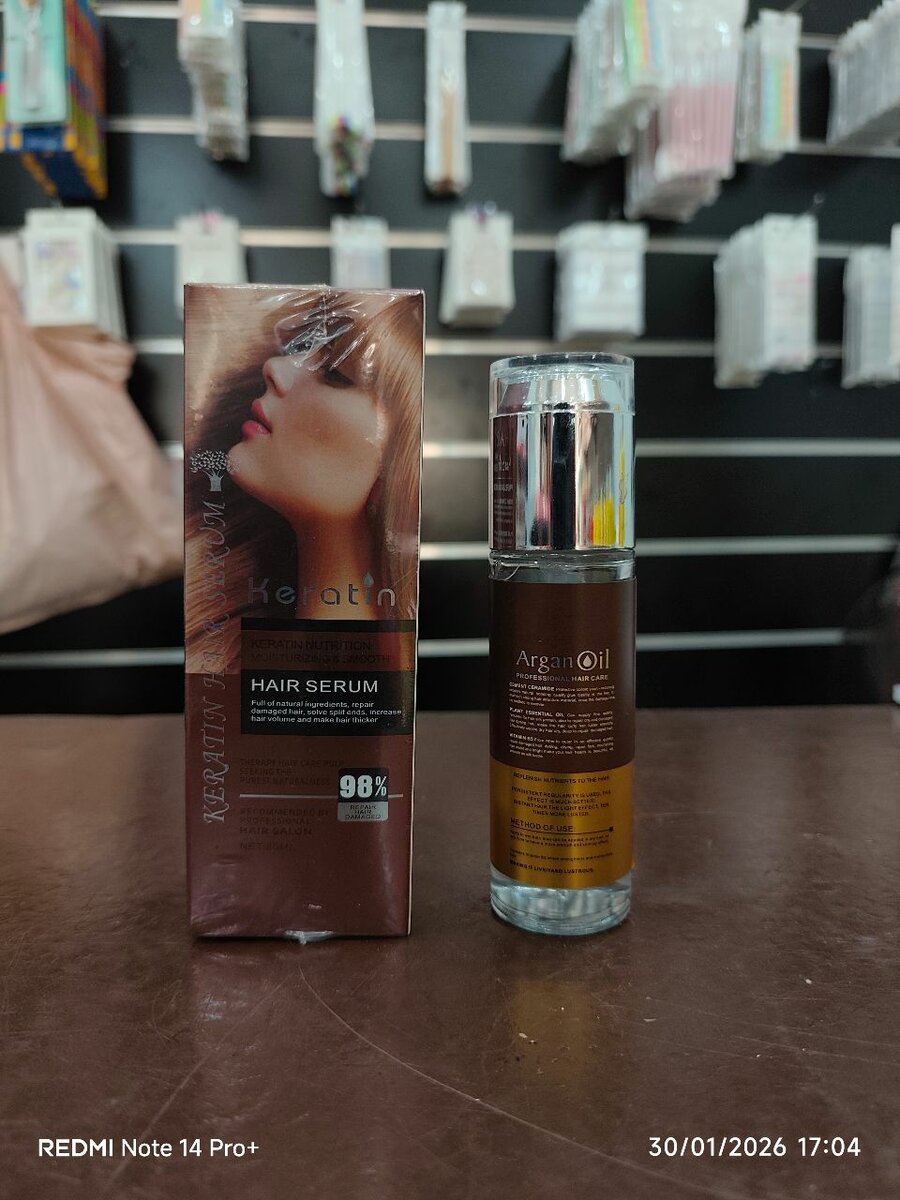 Sérum cheveux à l'huile d'argan