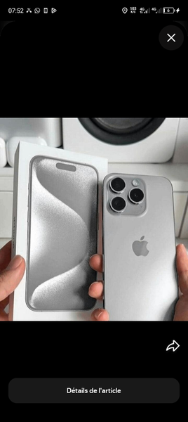 iPhone Apple argent