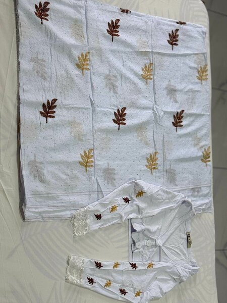 Sari Éthniques en Coton Floral