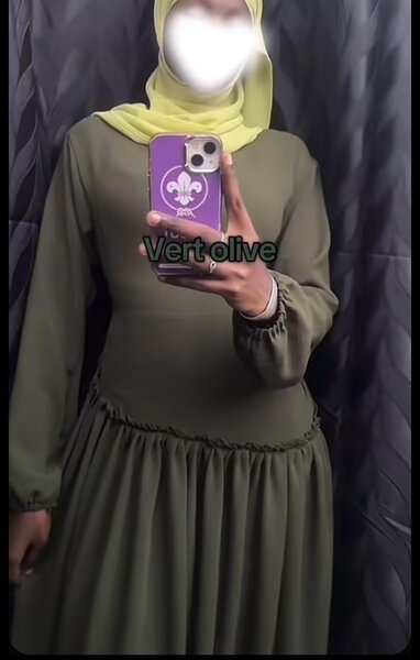 Robe élégante longue Hijab