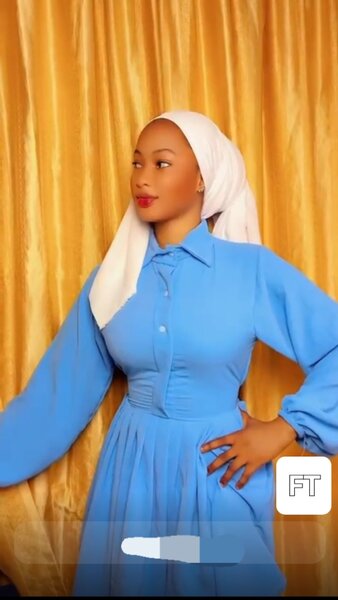 Robe longue bleu pour femmes