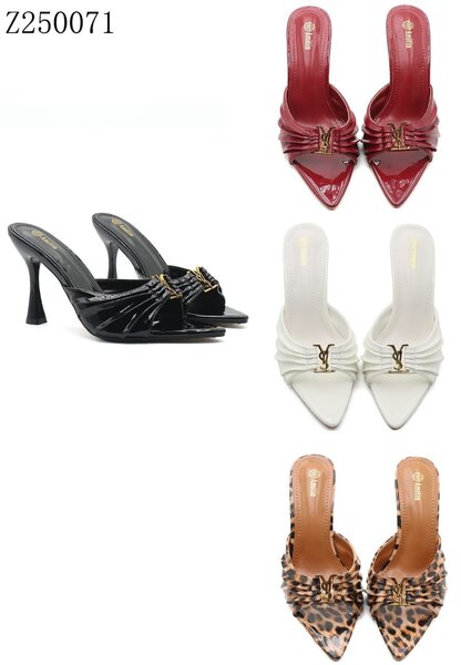 Mules à talons élégants