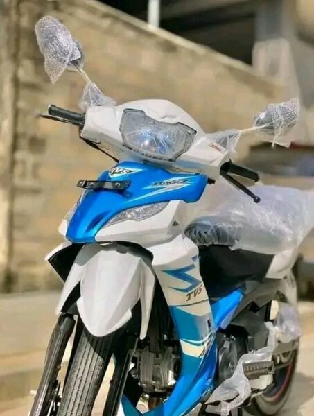 Moto enfant électrique bleu