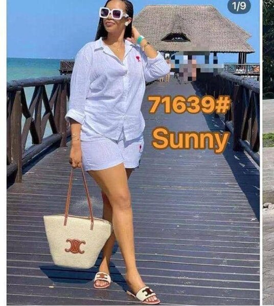 Set de Plage Blanc Élégant