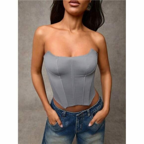 Corset bustier sans bretelles