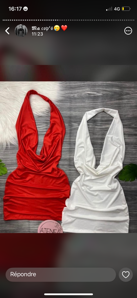 Robes Halter Élegantes Femme