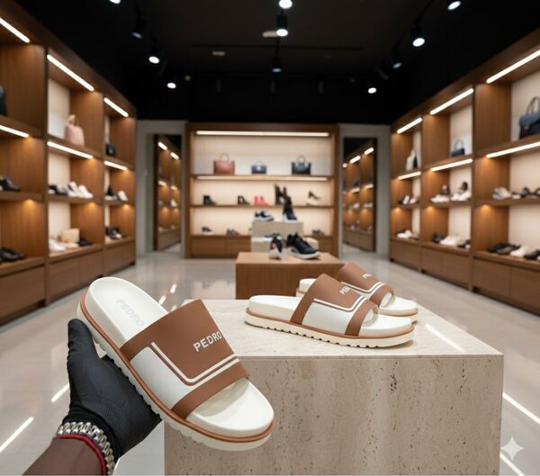 Sandales plates de luxe