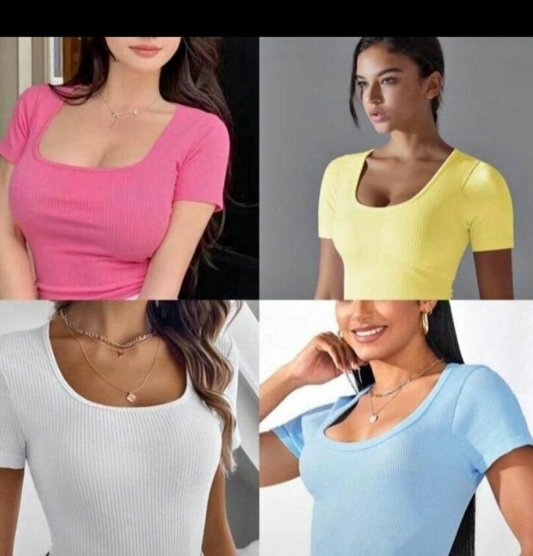 T-shirt moulant tendance