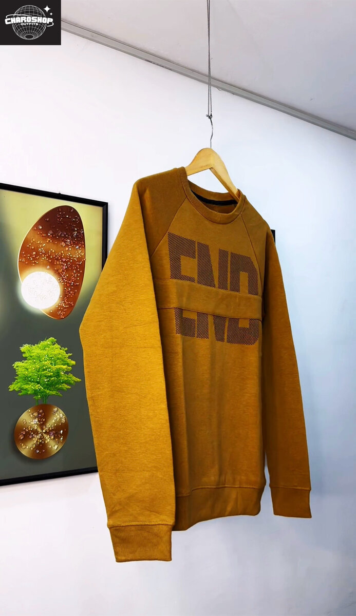 Sweatshirt à Imprimé Moderne