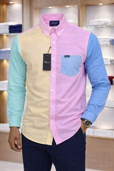 Chemise multicolore hommes