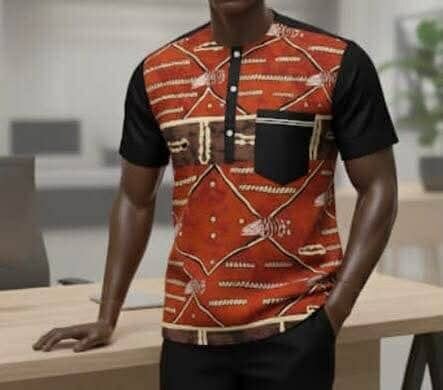 Chemise Africaine à Motifs