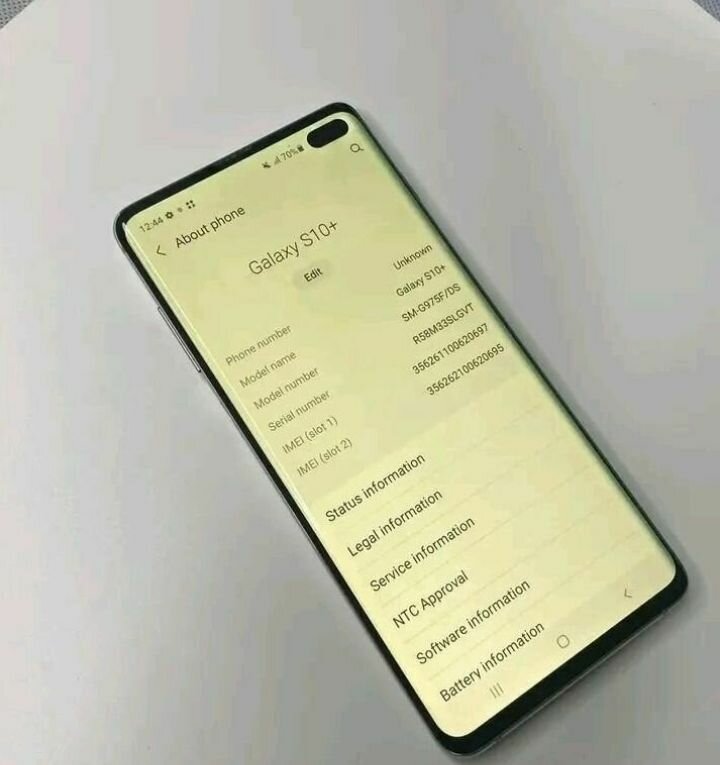 Samsung Galaxy S10+ Noir