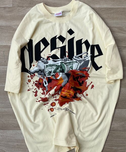 T-shirt oversize imprimé tendance