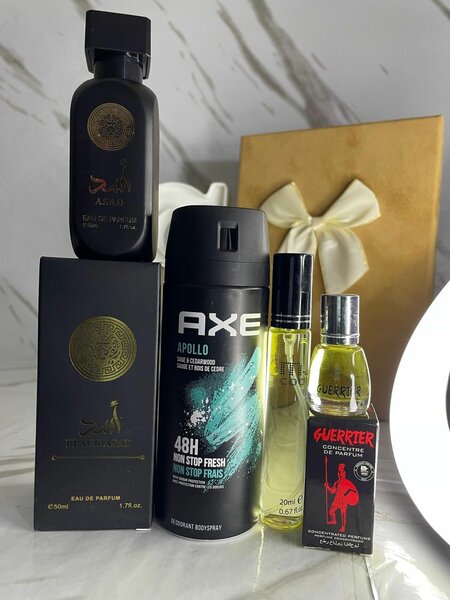 Ensemble parfum homme Axe et Guerrier