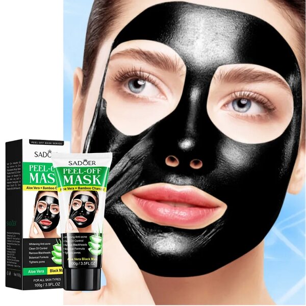 Masque noir peel-off SADOER pour peau - 100g