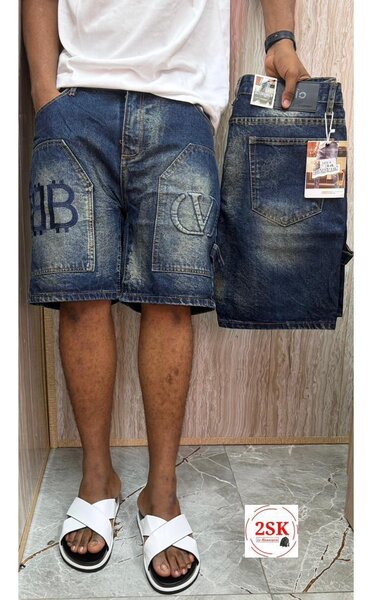 Short en jean pour homme