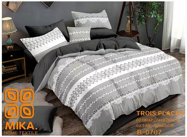 Parure de lit 3 places MIKA