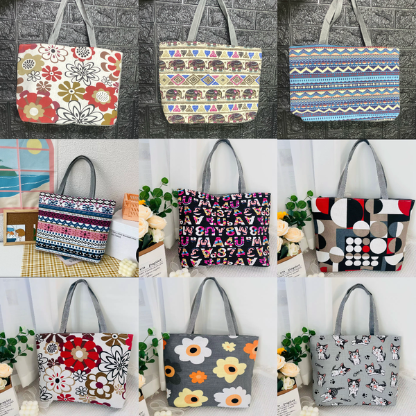 Sac fourre-tout floral