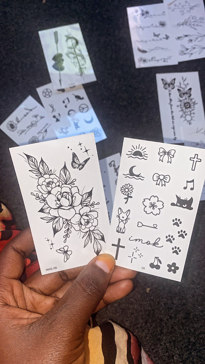 Tatouages Éphémères Papillons