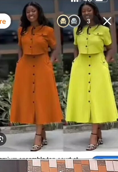 Robe Deux Pièces Élégante