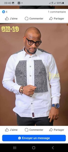 Chemise Africaine pour Homme