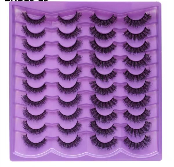 Lot de faux cils volumineux