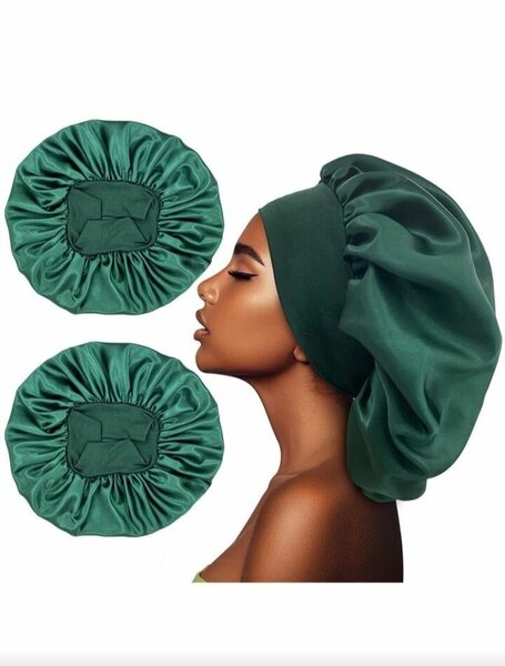 Bonnet en satin pour cheveux