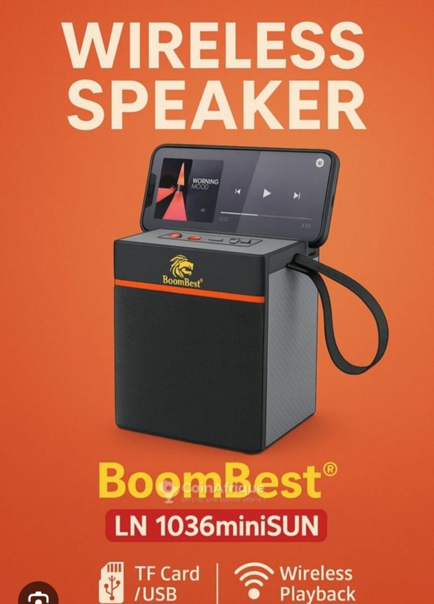 BoomBest Enceinte Bluetooth Portable LN 1036miniSUN