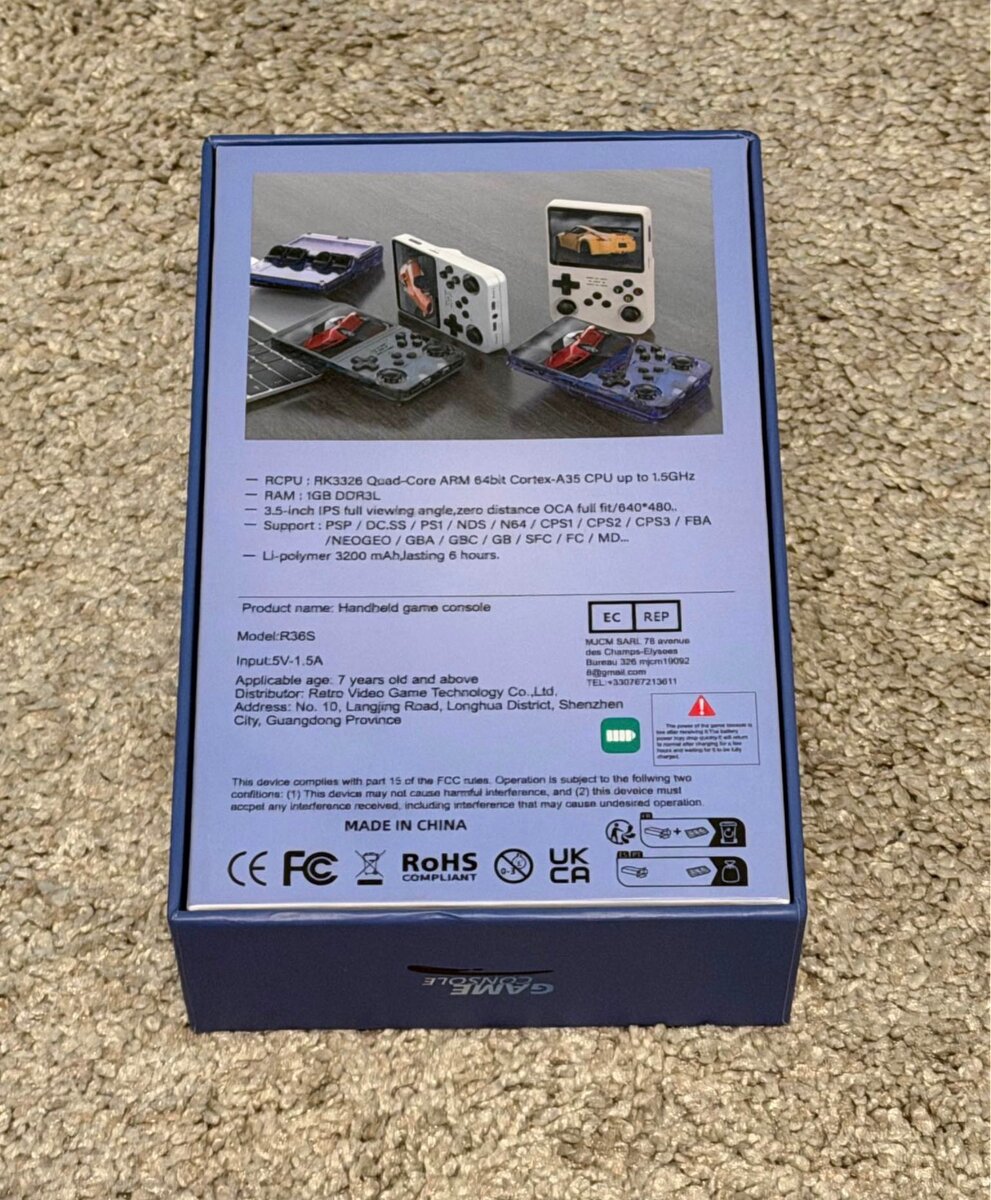 Console de jeu portable R36S