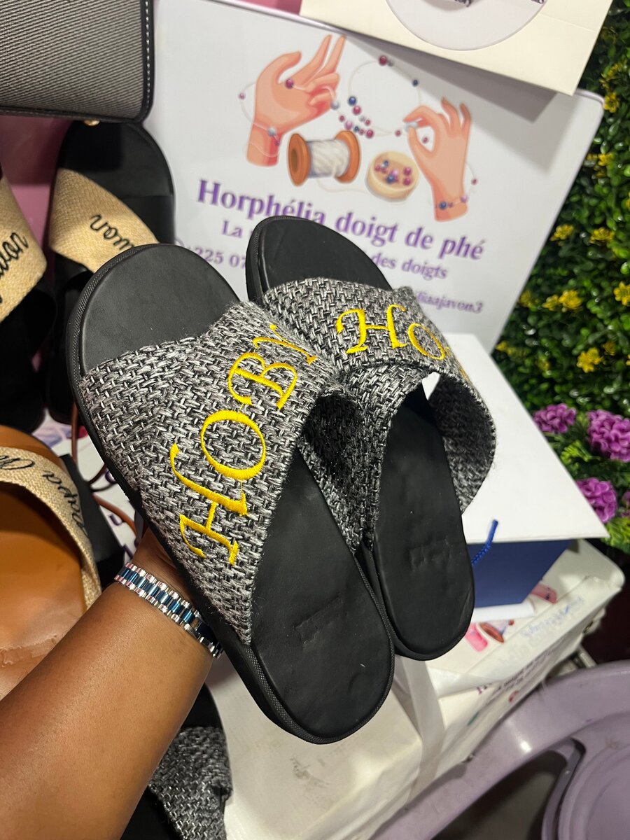 Sandales en cuir personnalisée