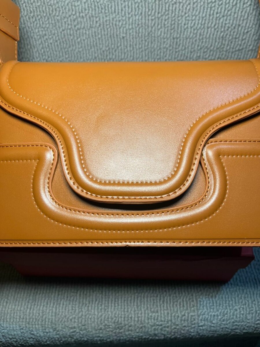 Sac à bandoulière en cuir marron