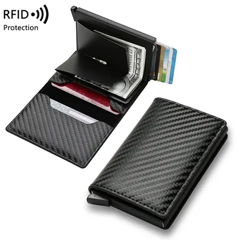 Porte-cartes RFID en carbone