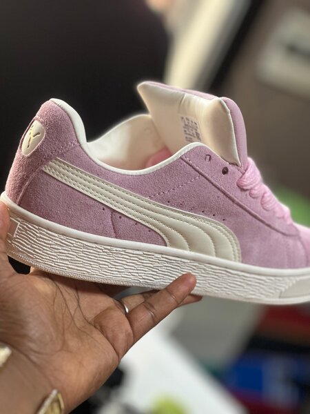 Baskets Suède Roses Femme