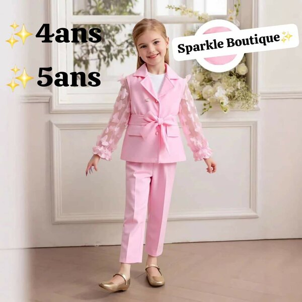 Ensemble Rose pour Filles
